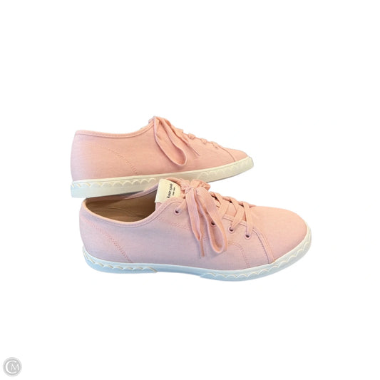 Shoes Designer By Kate Spade In Pink & White, Size: 10