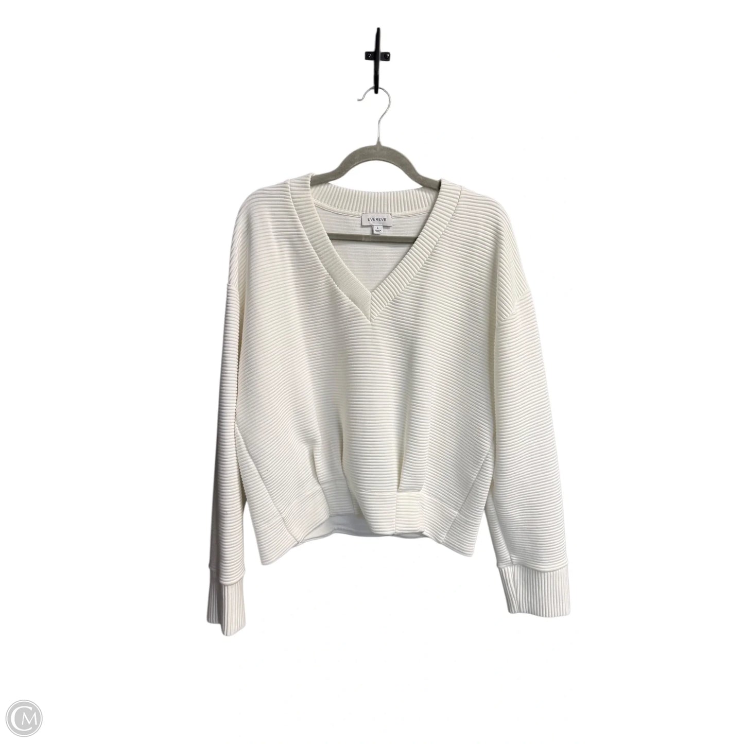 Sweater By Evereve In White, Size: L