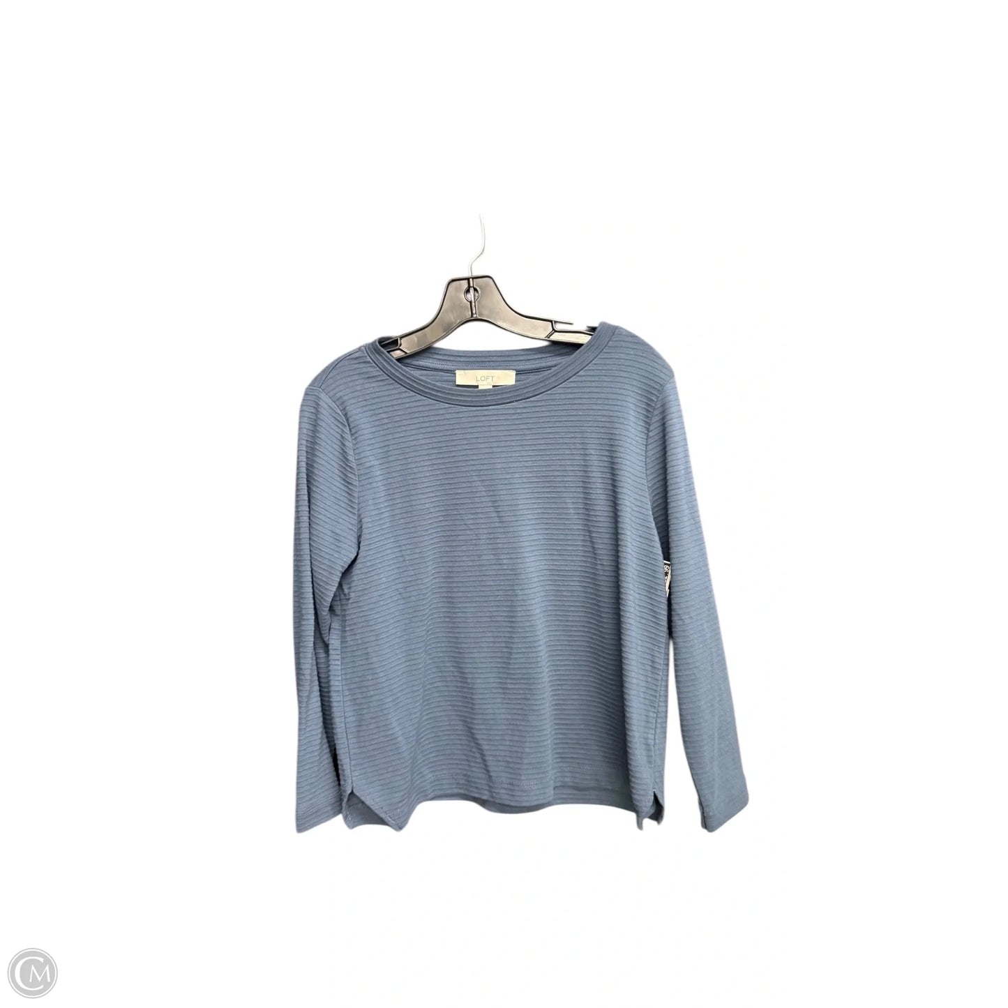 Top Long Sleeve By Loft In Blue, Size: M