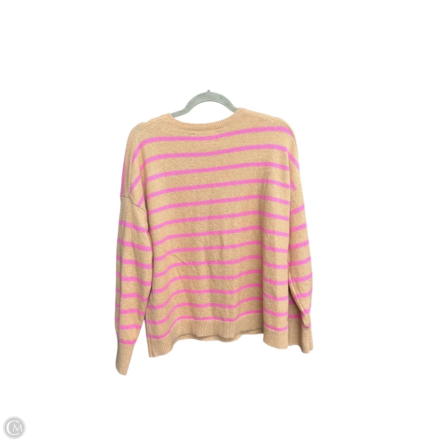 Sweater By Loft In Striped Pattern, Size: M