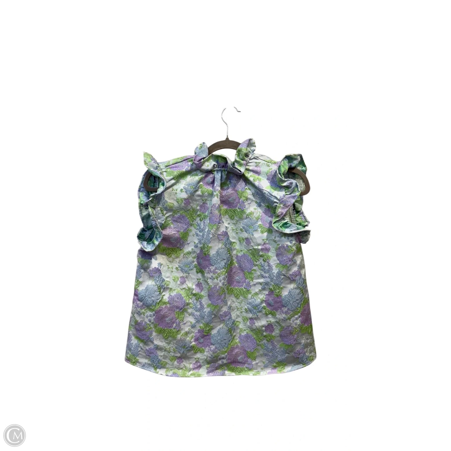 Blouse Sleeveless By Thml In Floral Print, Size: S