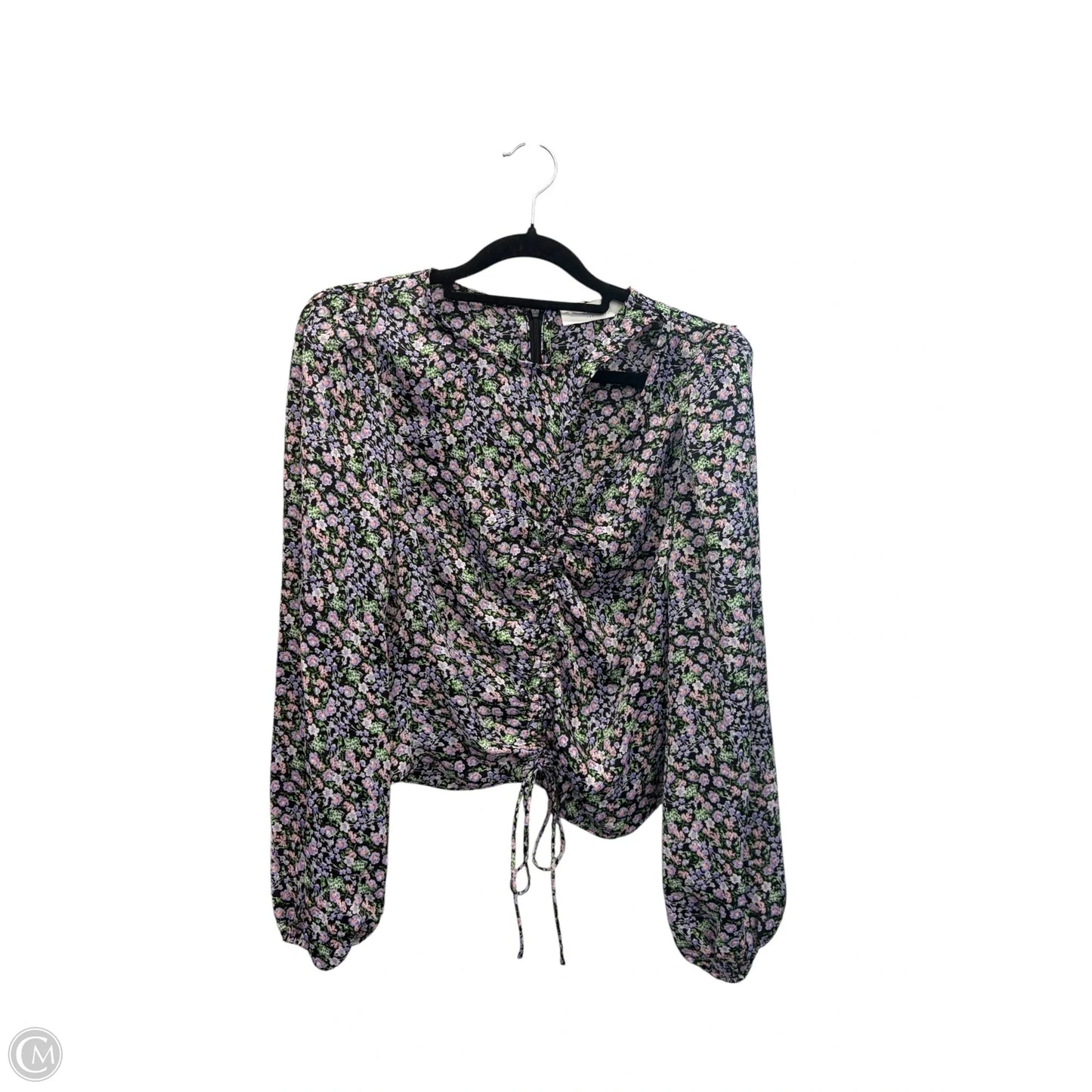 Blouse Long Sleeve By Astr In Floral Print, Size: S