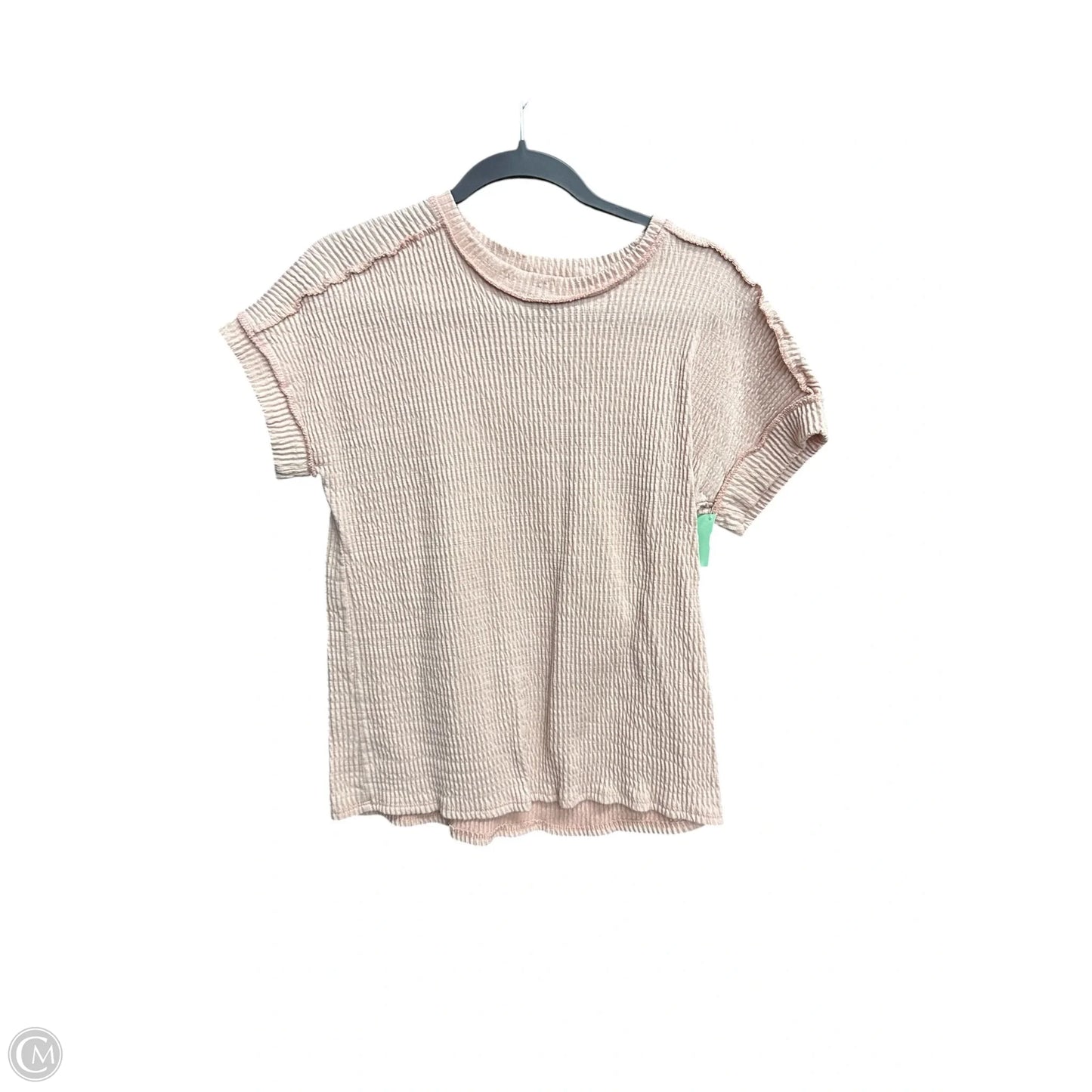 Top Short Sleeve By Lovely Melody In Pink, Size: S