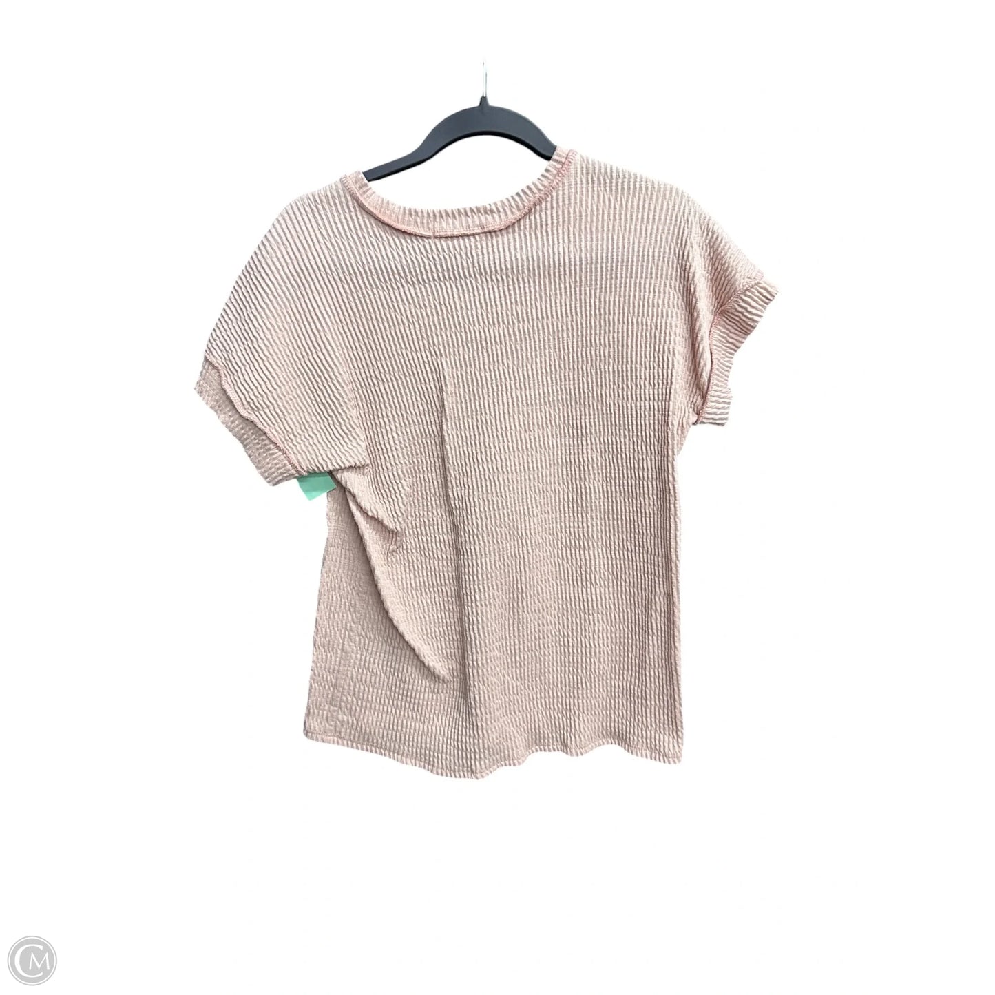 Top Short Sleeve By Lovely Melody In Pink, Size: S