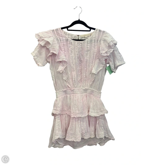 Dress Casual Midi By Loveshackfancy In Pink, Size: S