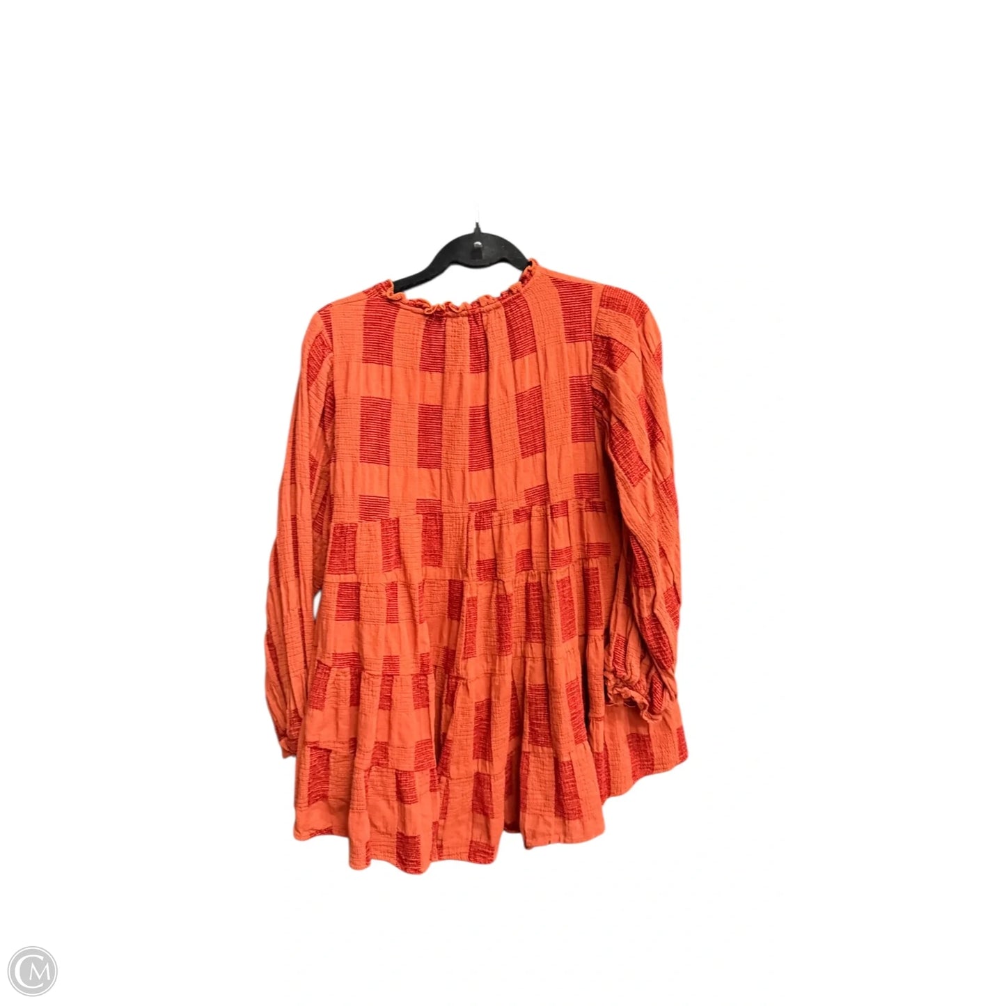 Blouse Long Sleeve By Umgee In Orange, Size: S