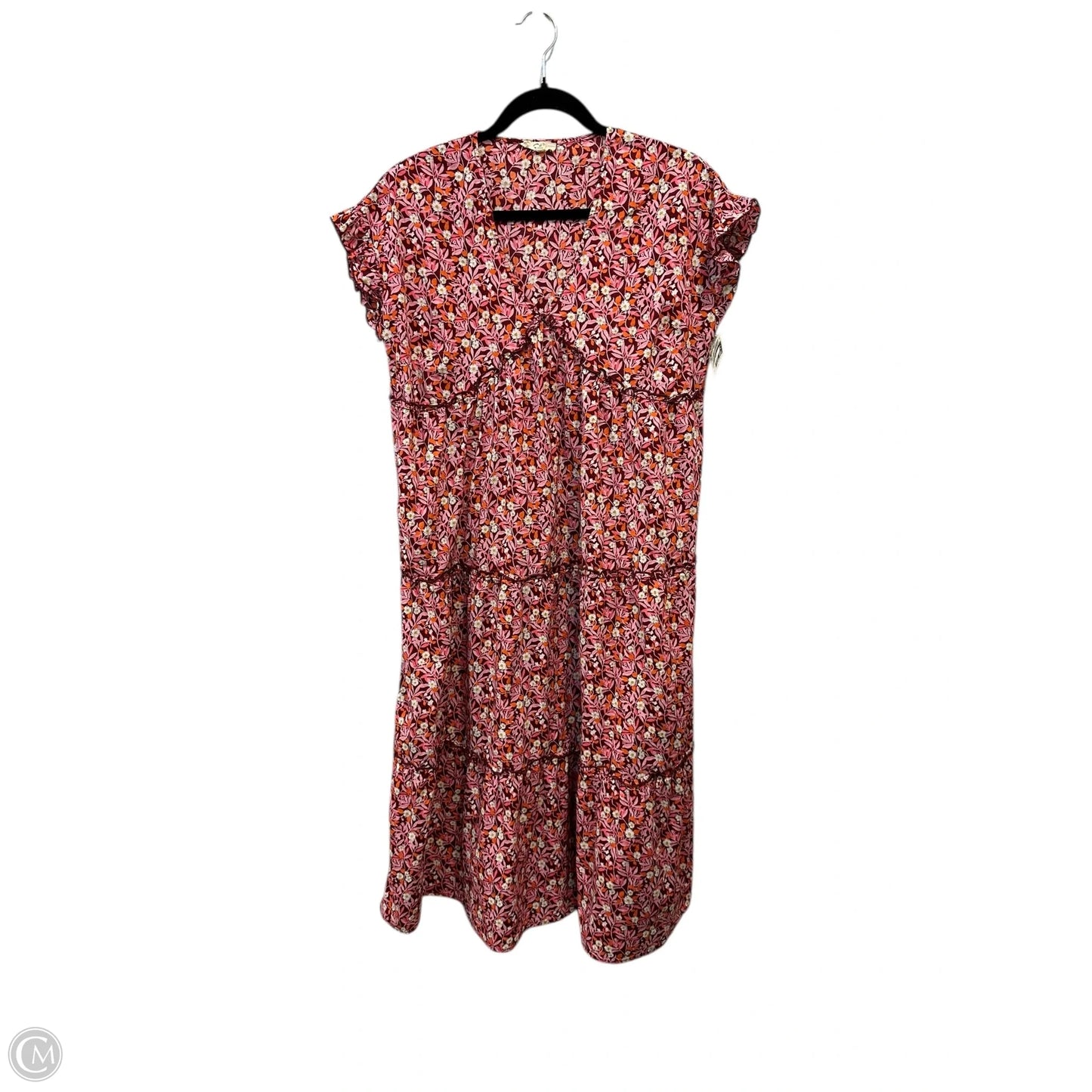 Dress Casual Maxi By Easel In Floral Print, Size: S