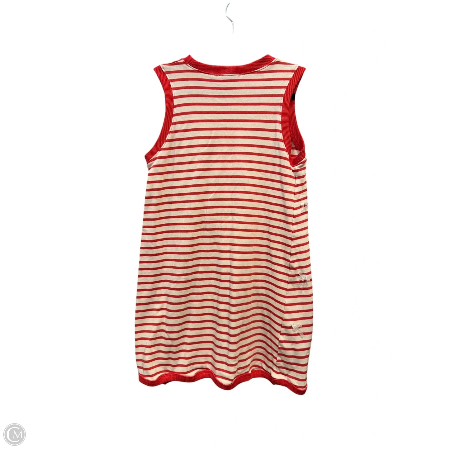 Dress Casual Midi By Peach Love Cream California In Striped Pattern, Size: S