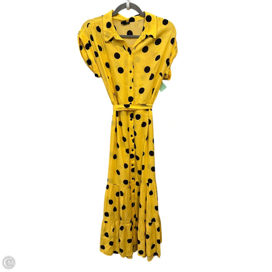 Dress Casual Maxi By Ann Taylor In Polkadot Pattern, Size: S