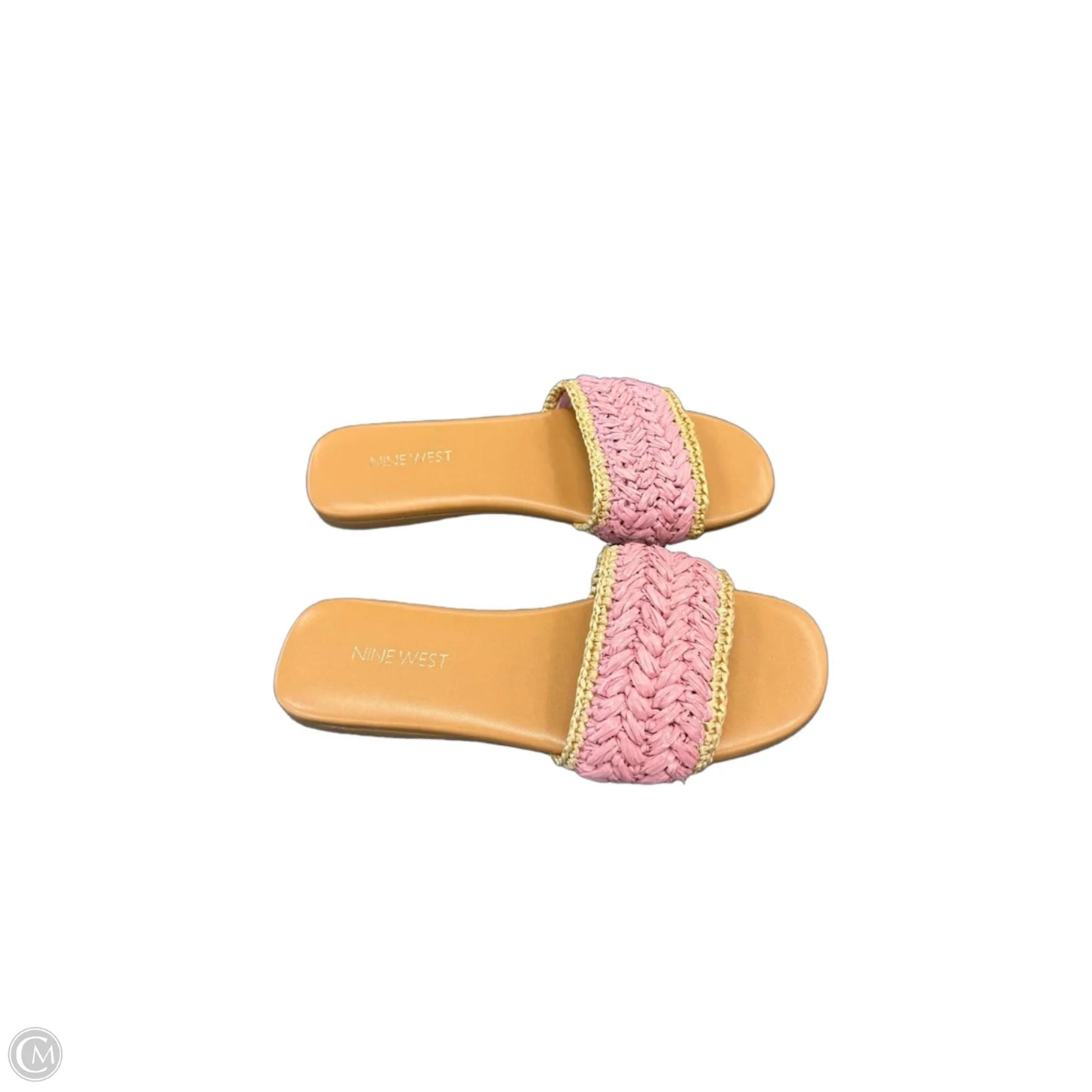 Sandals Flats By Nine West In Pink, Size: 6.5