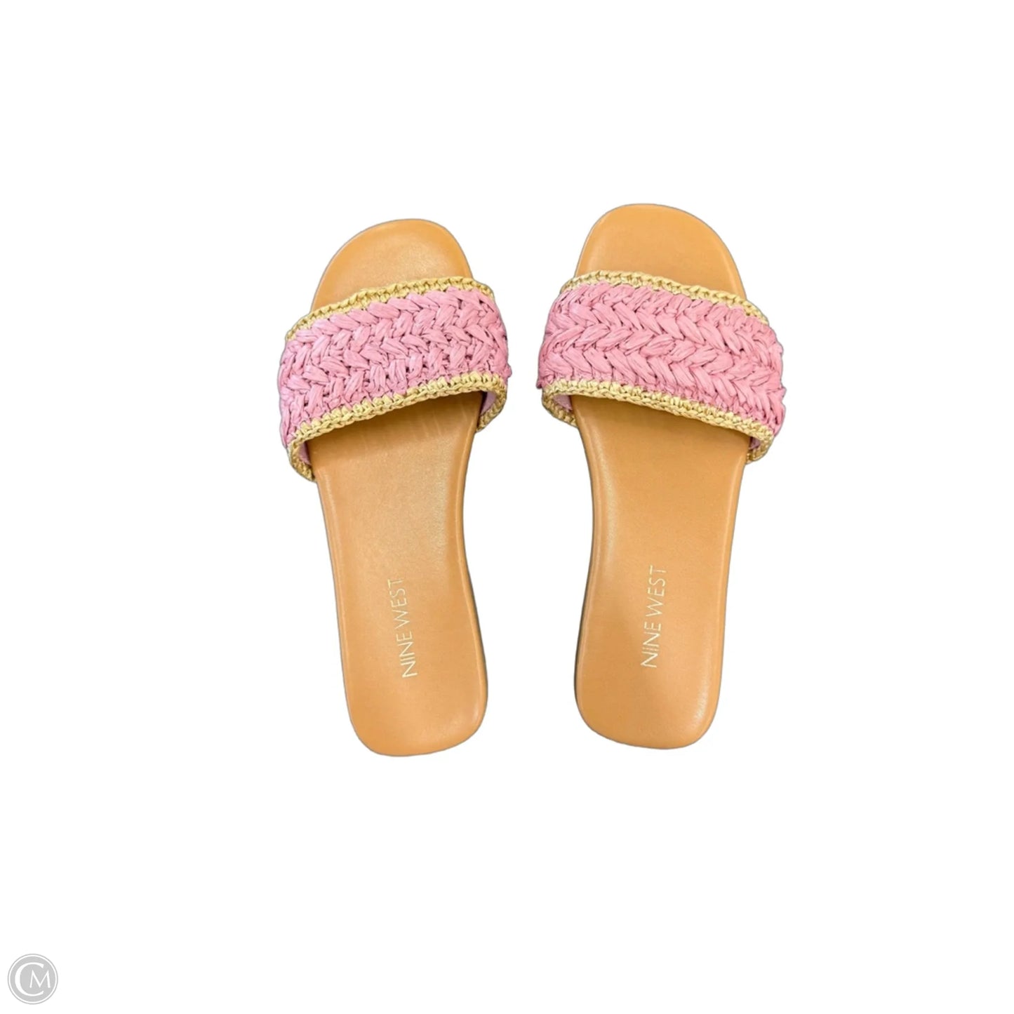 Sandals Flats By Nine West In Pink, Size: 6.5