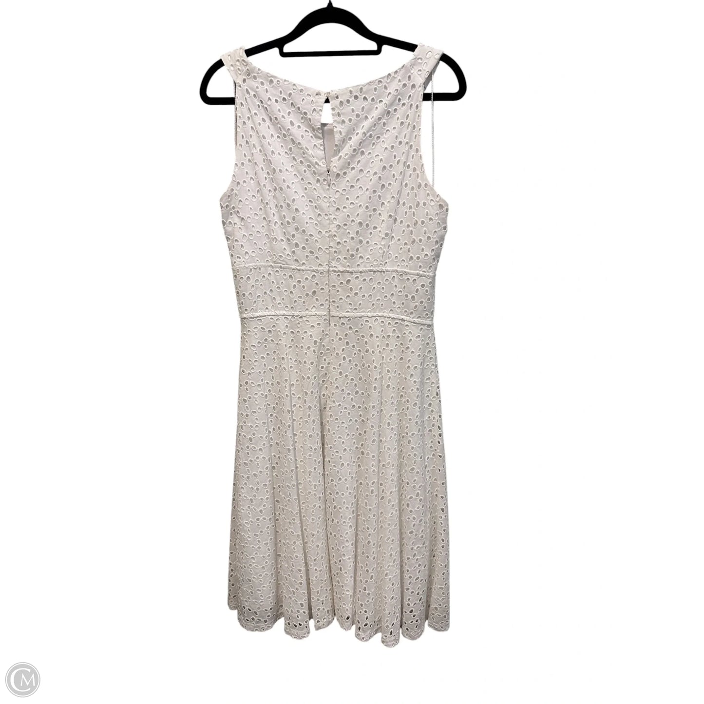 Dress Casual Midi By London Times In White, Size: M