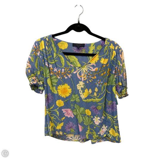Top Short Sleeve By Rachel Roy In Floral Print, Size: S