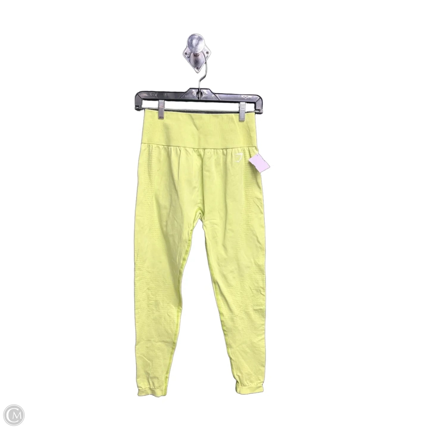 Athletic Leggings By Gym Shark In Green, Size: L