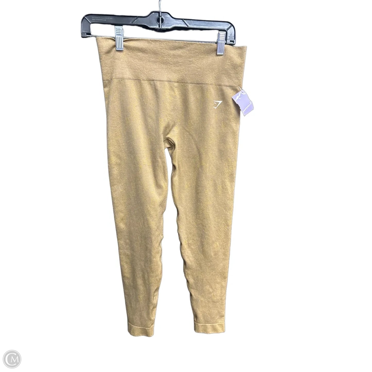 Athletic Leggings By Gym Shark In Brown, Size: L