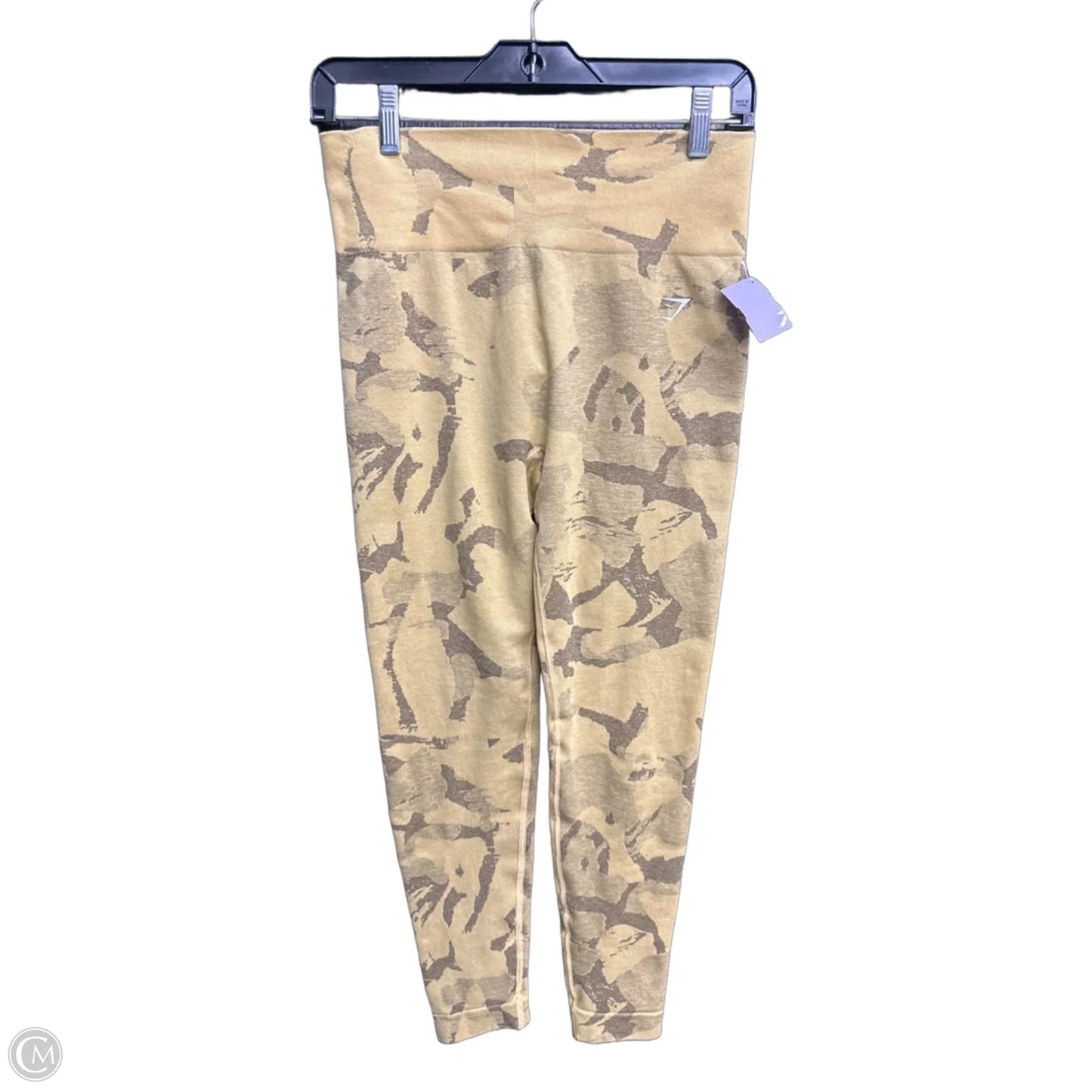 Athletic Leggings By Gym Shark In Camouflage Print, Size: L