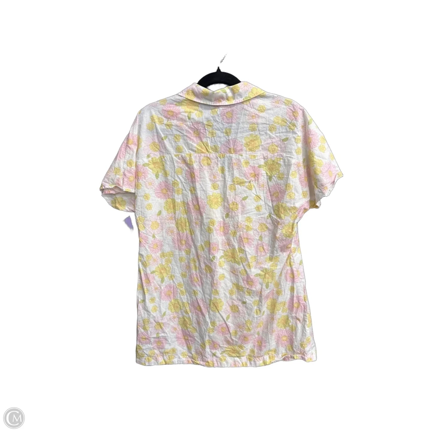 Tunic Short Sleeve By Clothes Mentor In Floral Print, Size: Xs