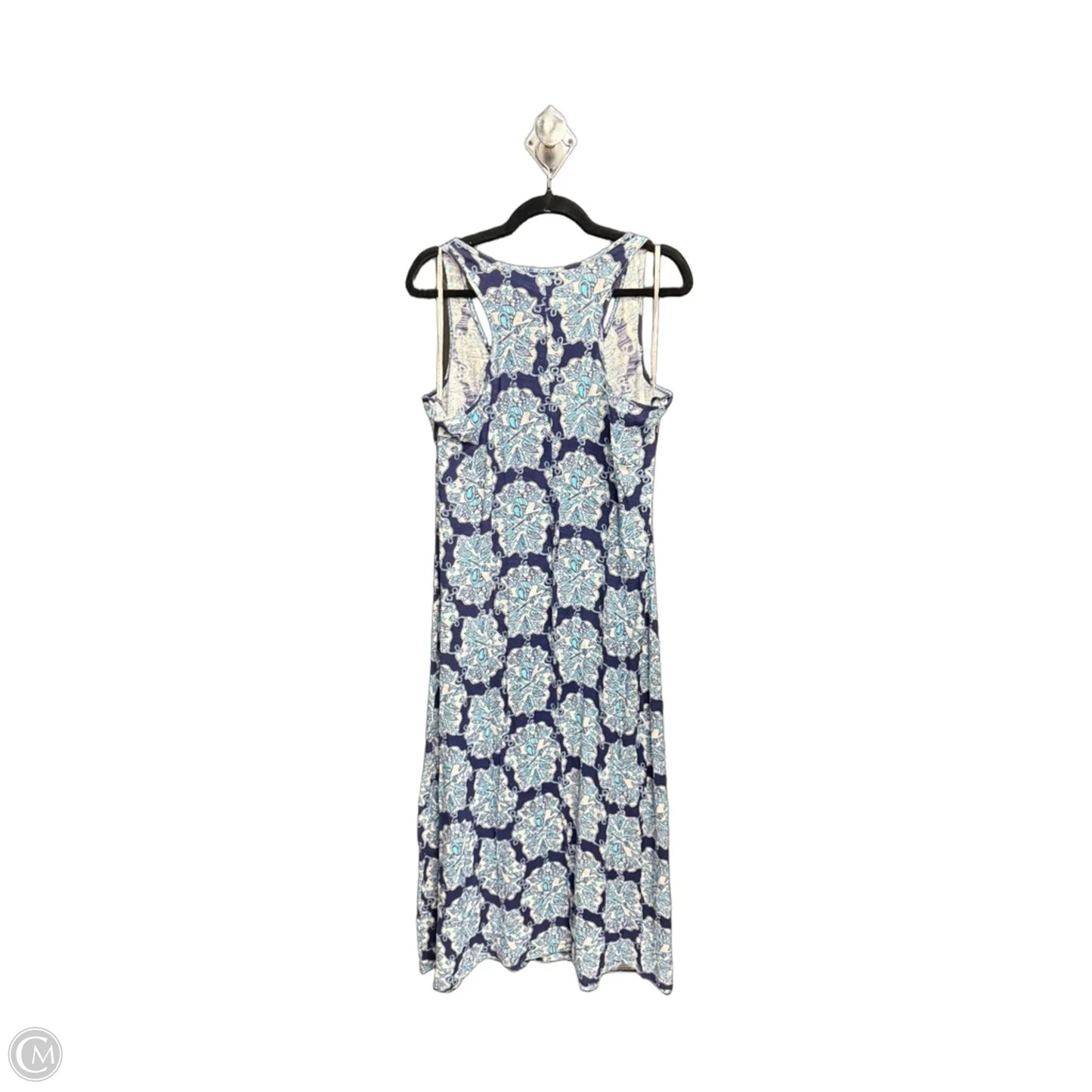 Dress Designer By Lilly Pulitzer In Blue & White, Size: Xl