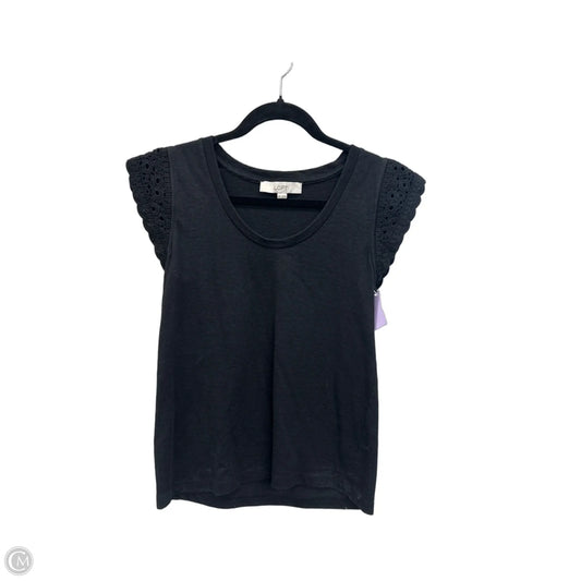Top Sleeveless By Loft In Black, Size: Xs