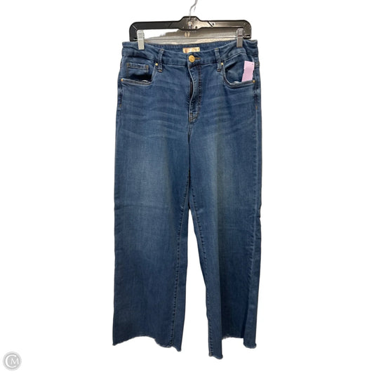 Jeans Wide Leg By Kut In Blue Denim, Size: 10