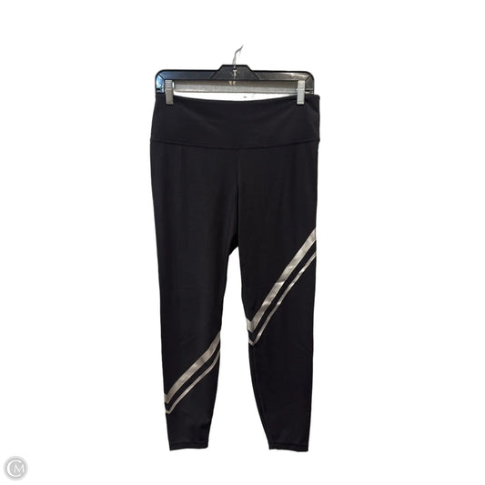 Pants Designer By Tory Burch In Black & Silver, Size: Xl