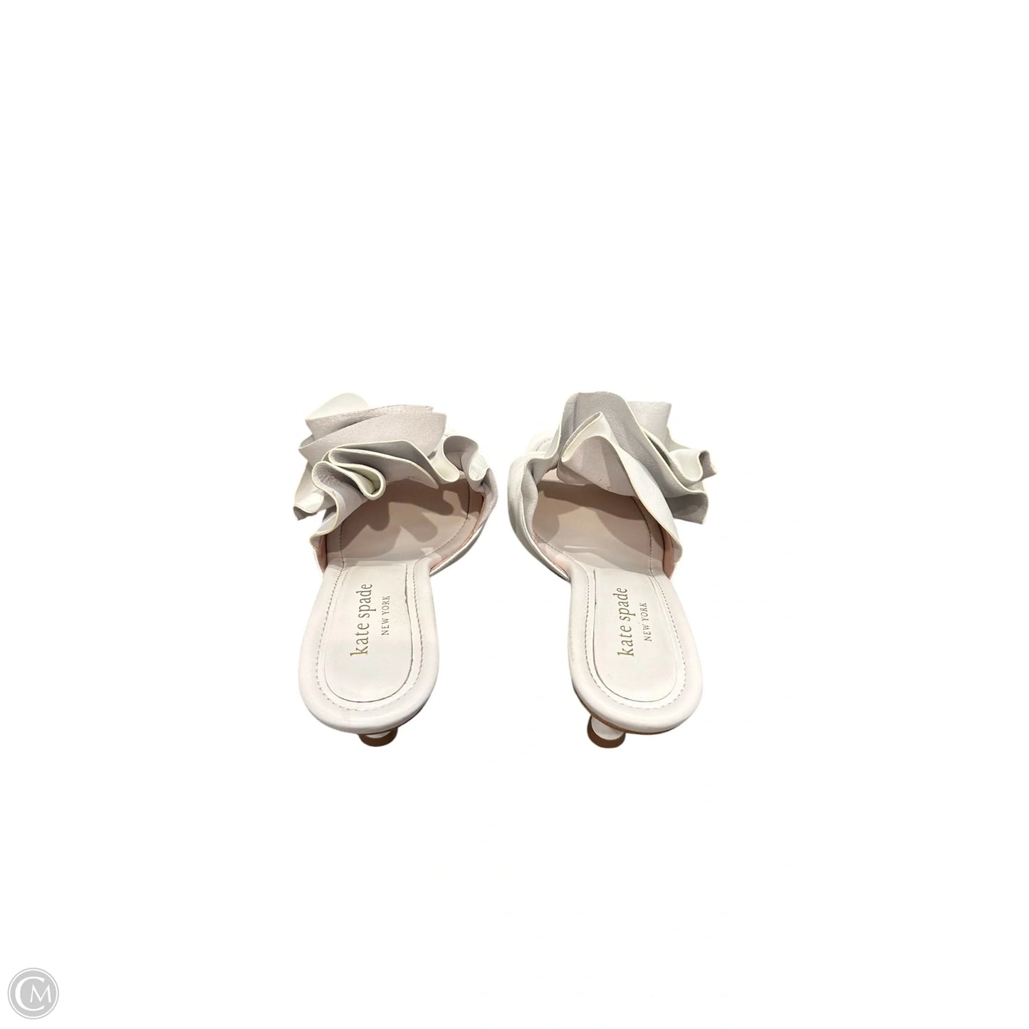 Shoes Designer By Kate Spade In White, Size: 9.5