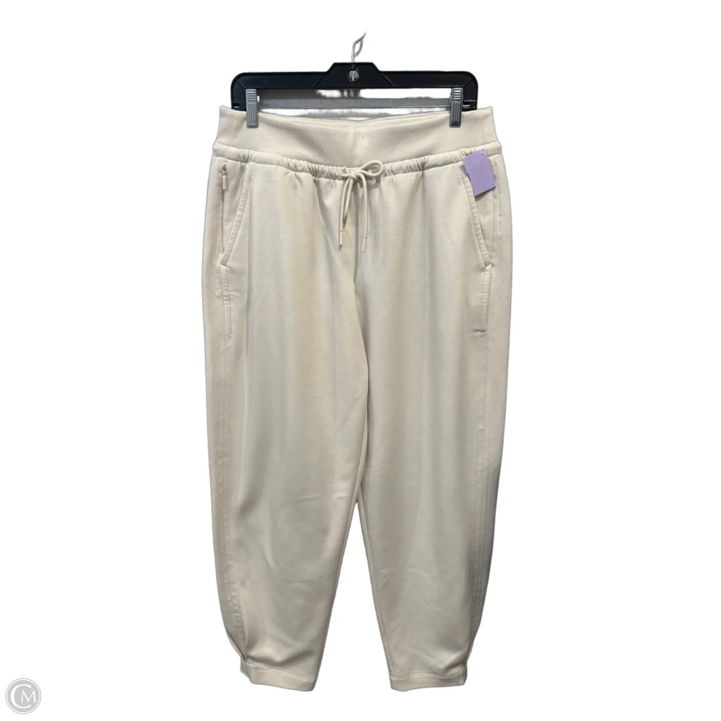 Athletic Pants By Athleta In Cream, Size: L