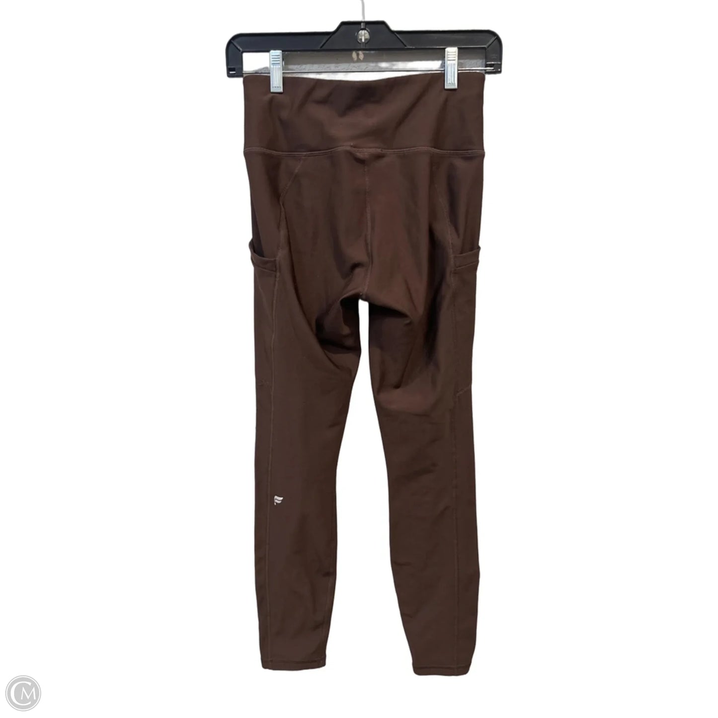Athletic Leggings By Fabletics In Brown, Size: M