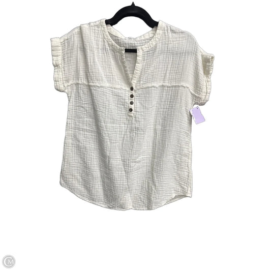 Top Short Sleeve By West Bound In White, Size: S