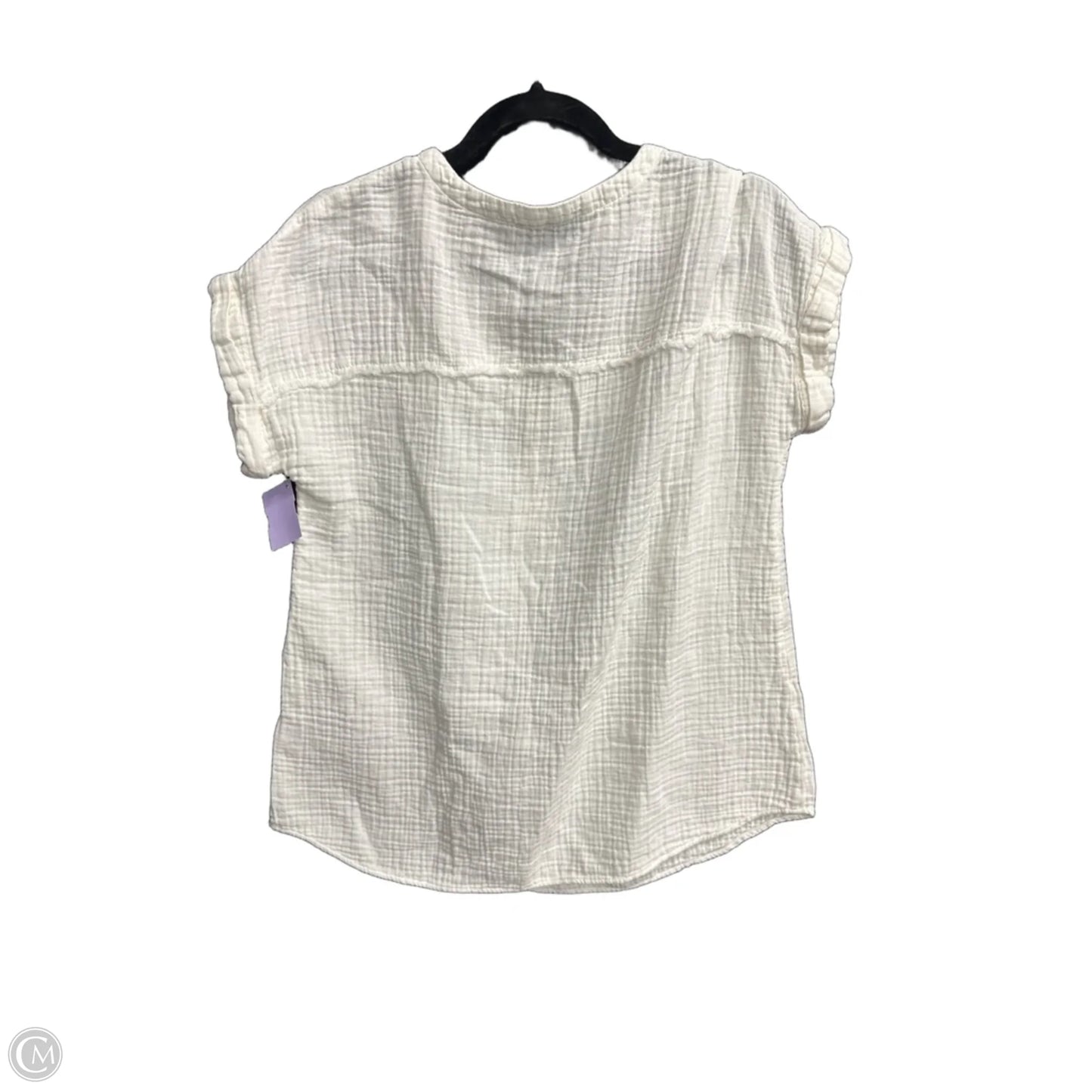 Top Short Sleeve By West Bound In White, Size: S