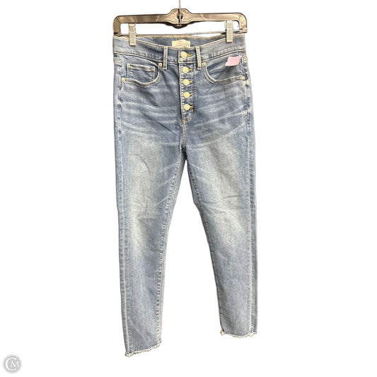 Jeans Straight By Loft In Blue Denim, Size: 2