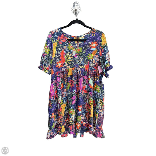Dress Casual Midi By Jodifl In Floral Print, Size: L