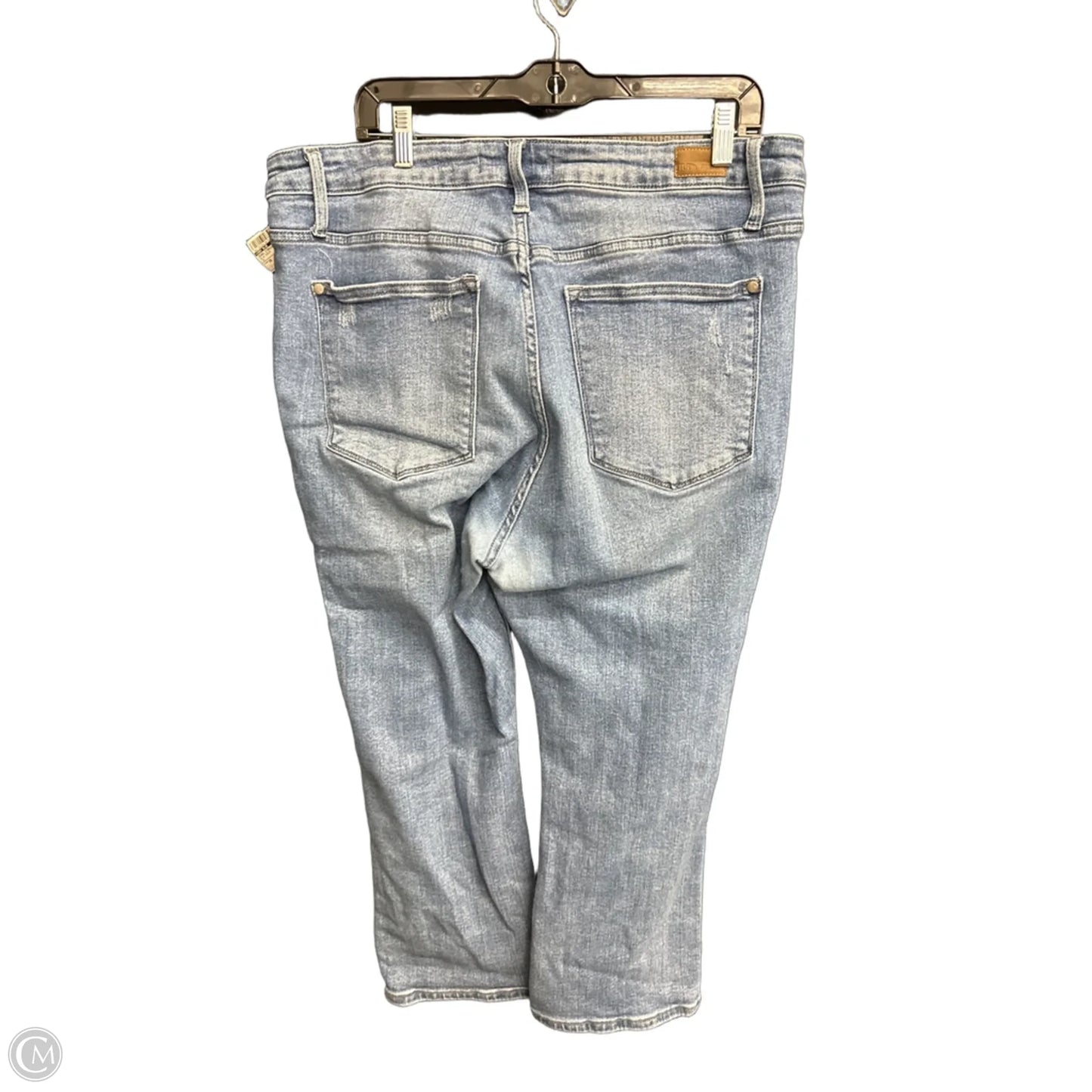 Jeans Straight By Judy Blue In Blue Denim, Size: 18
