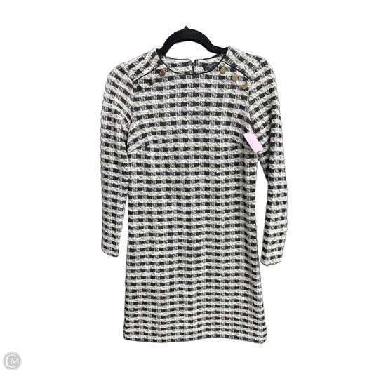 Dress Casual Midi By Ann Taylor In Plaid Pattern, Size: Xsp