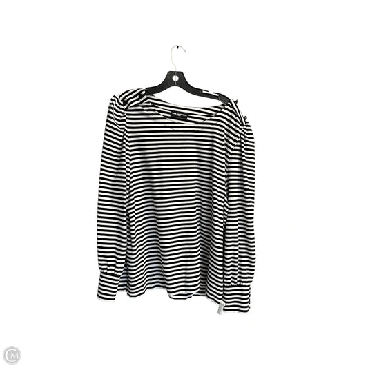 Top Long Sleeve By Clothes Mentor In Striped Pattern, Size: Xl
