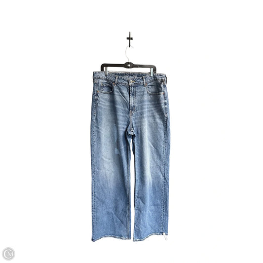 Jeans Wide Leg By Old Navy In Blue Denim, Size: 16