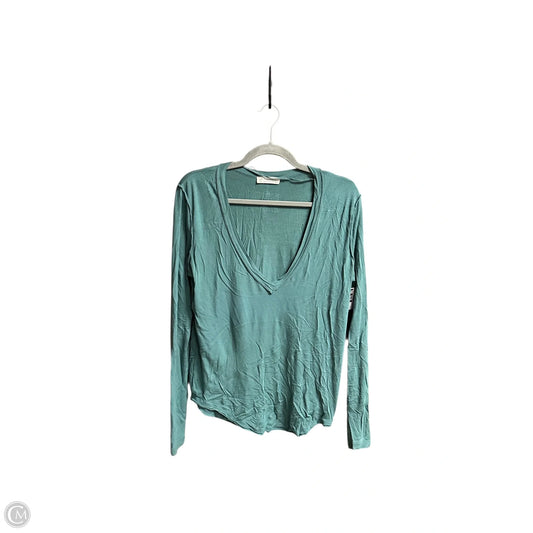 Top Long Sleeve By We The Free In Green, Size: S
