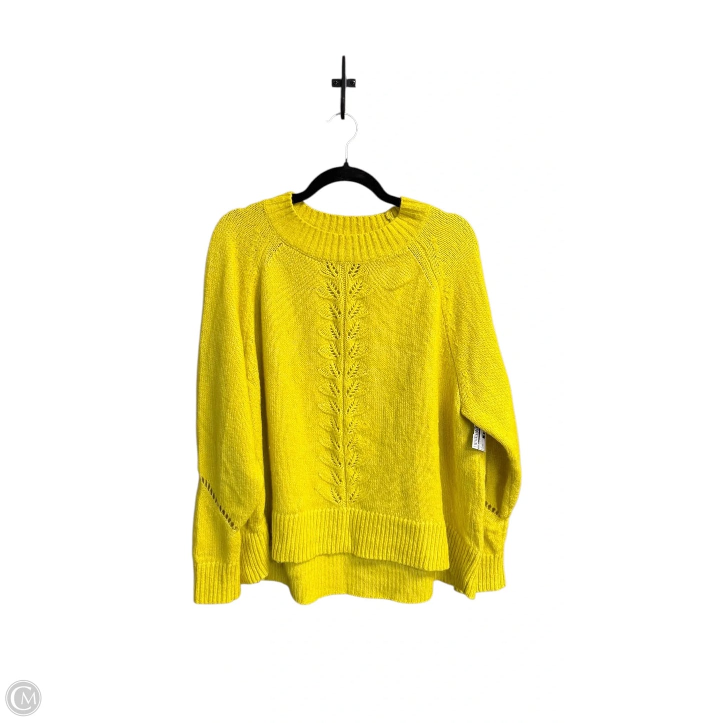 Sweater By Loft In Yellow, Size: Xl