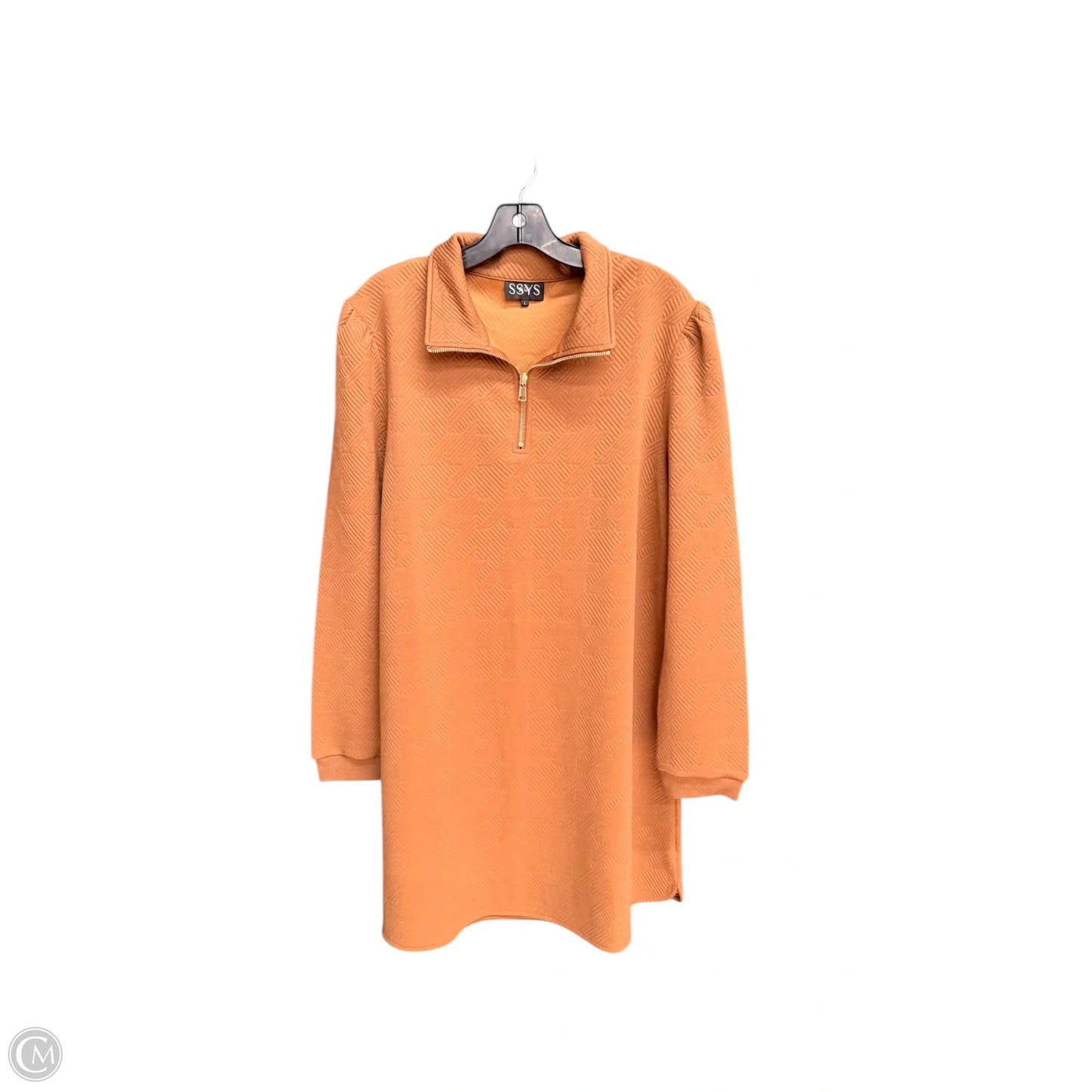 Dress Casual Midi By Clothes Mentor In Brown, Size: L