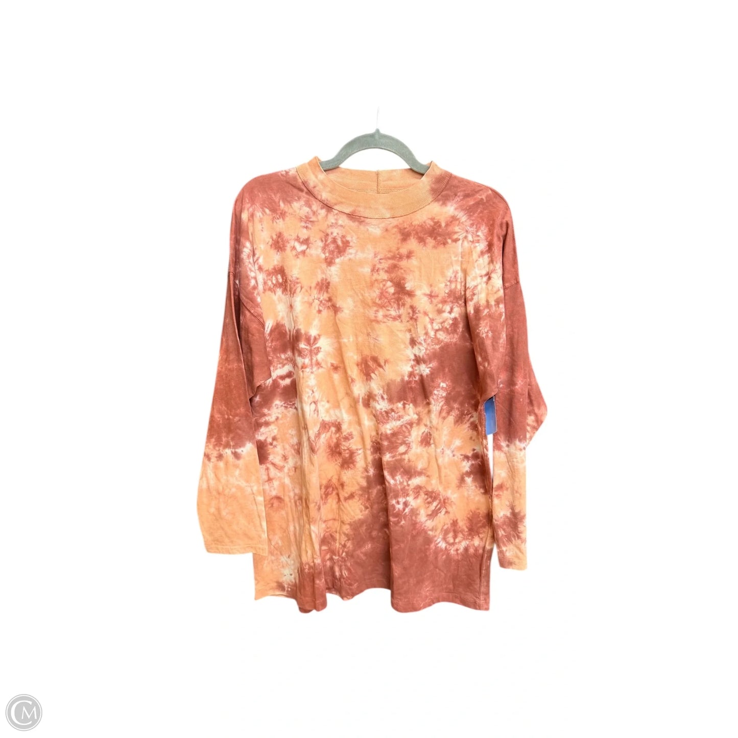 Top Long Sleeve By We The Free In Tie Dye Print, Size: S