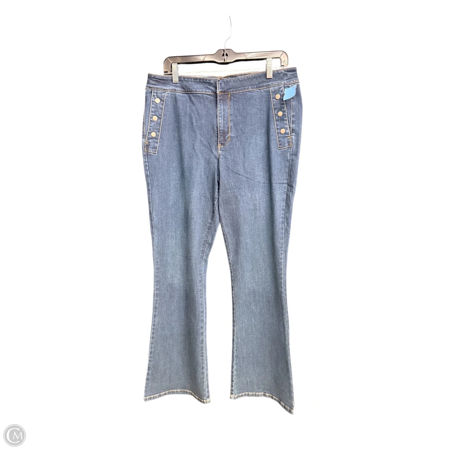 Jeans Boot Cut By J. Jill In Blue Denim, Size: 12