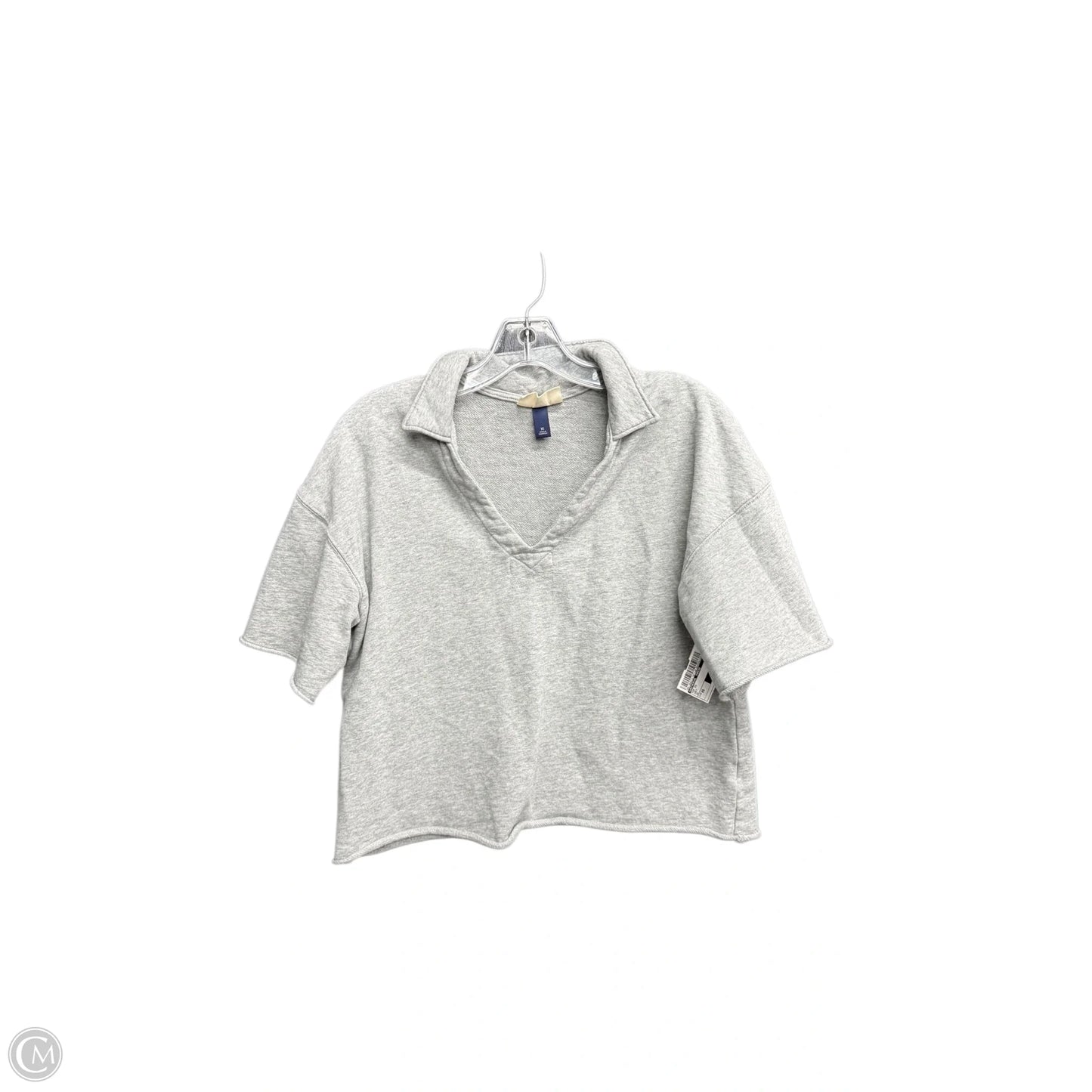 Top Short Sleeve By Universal Thread In Grey, Size: Xs