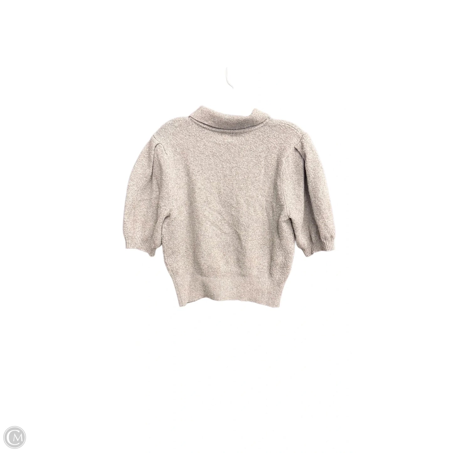 Sweater Short Sleeve By A New Day In Grey, Size: S