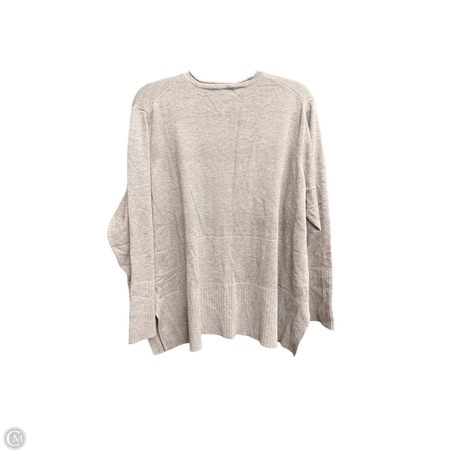 Top Long Sleeve By Cable And Gauge In Grey, Size: 2x