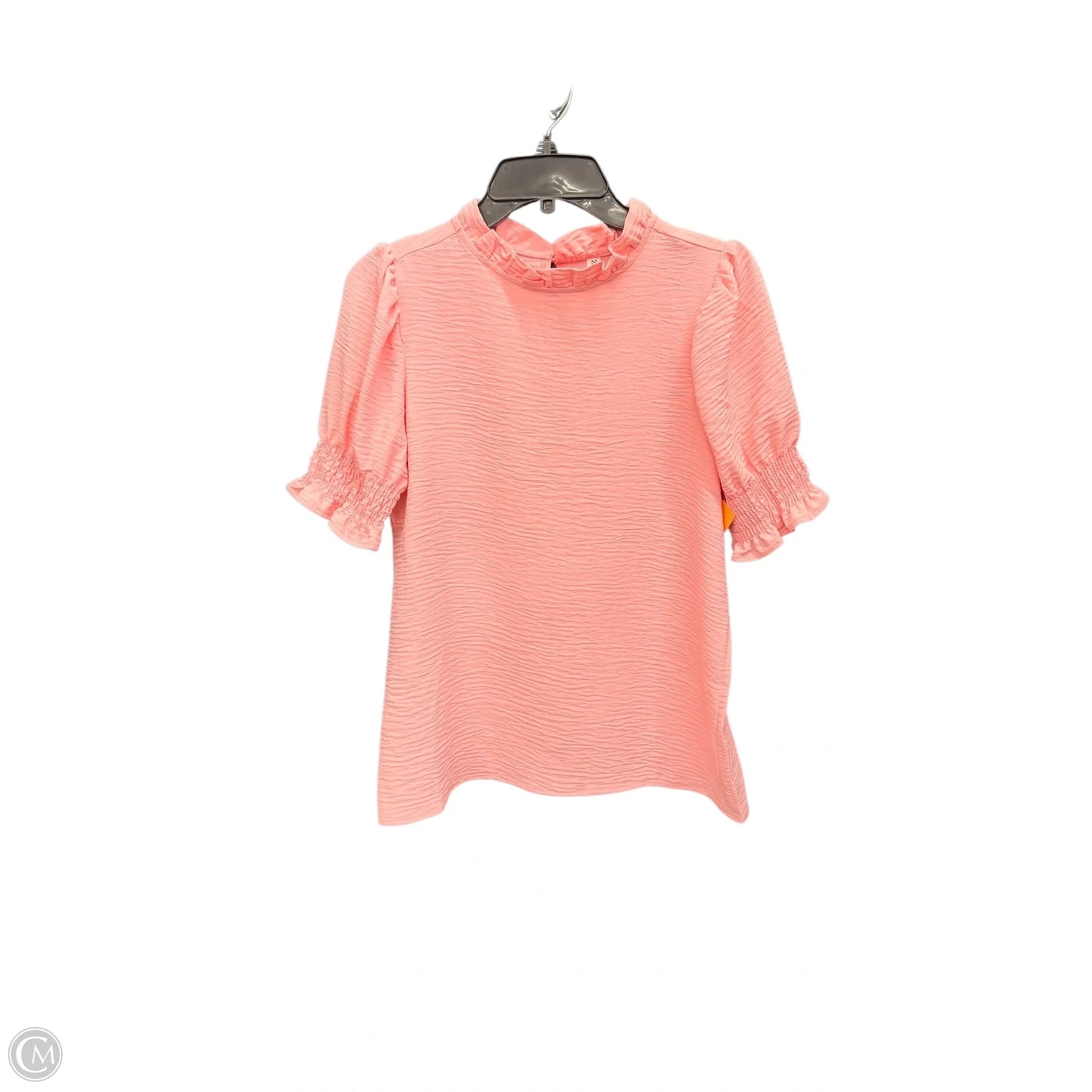 Top Short Sleeve By Zenana In Pink, Size: S