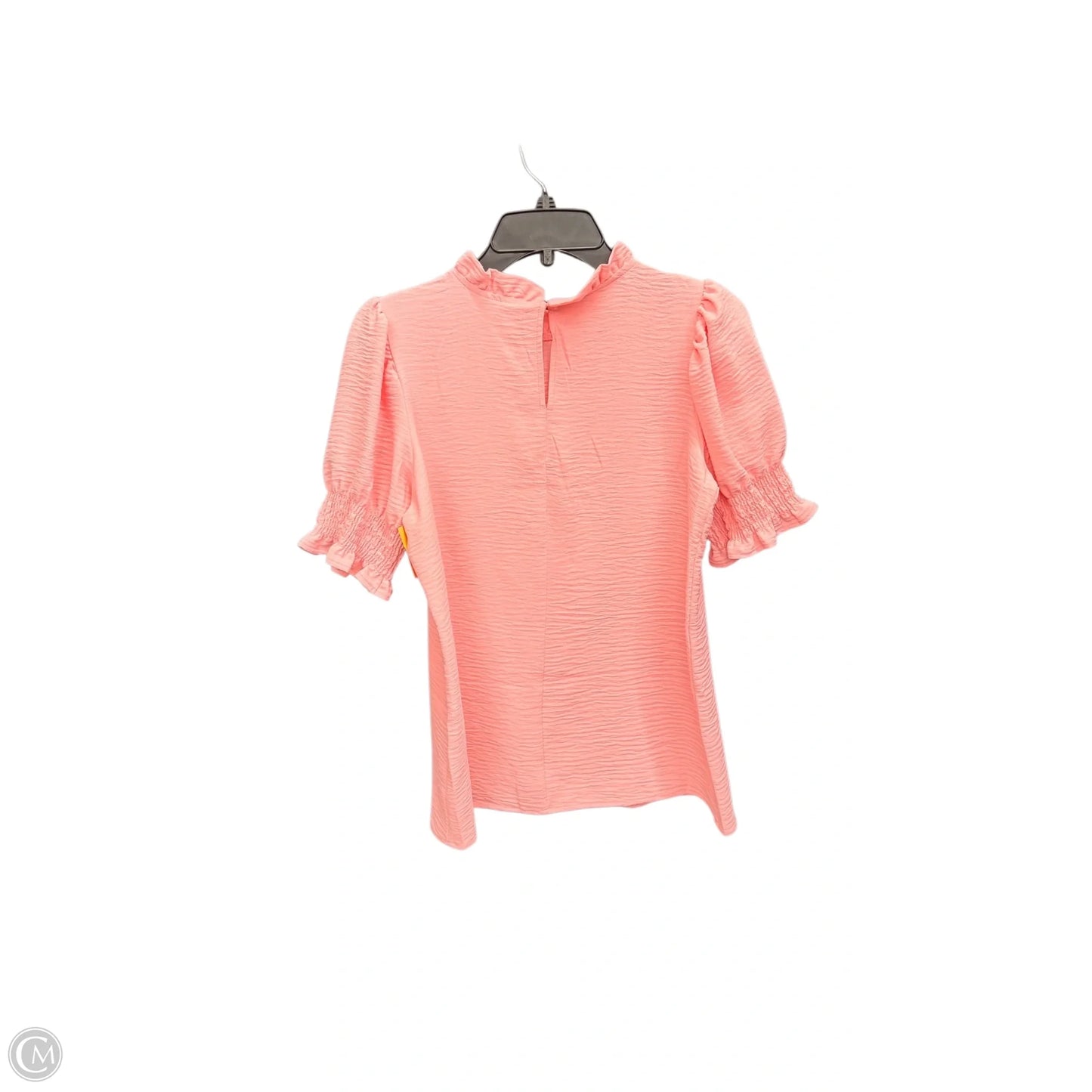 Top Short Sleeve By Zenana In Pink, Size: S