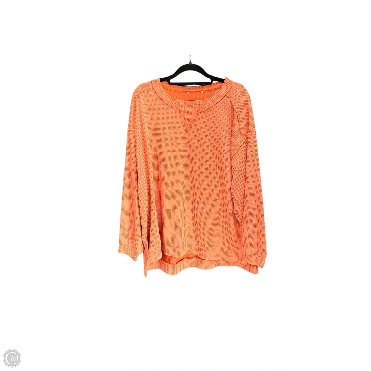 Top Long Sleeve By Clothes Mentor In Orange, Size: S