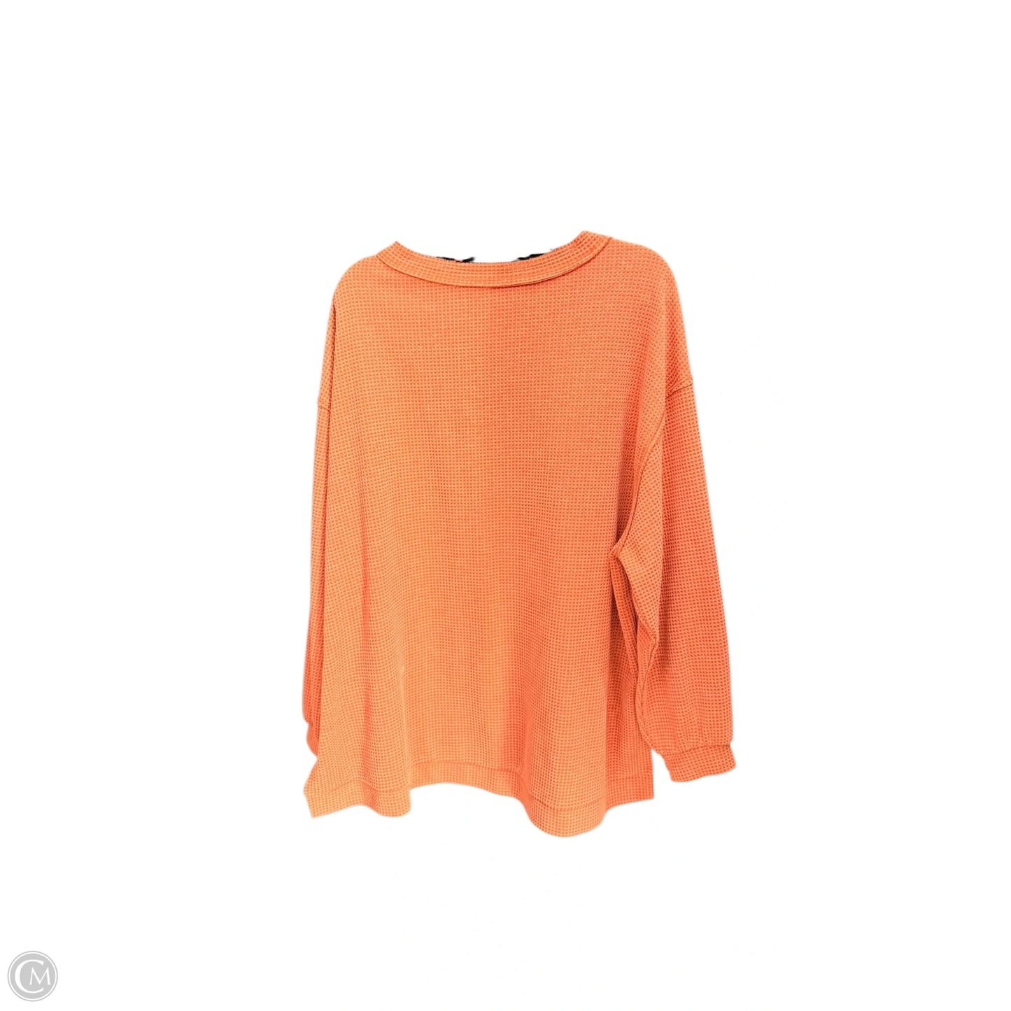 Top Long Sleeve By Clothes Mentor In Orange, Size: S