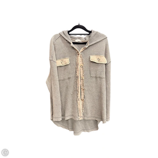 Top Long Sleeve By New In In Green, Size: S