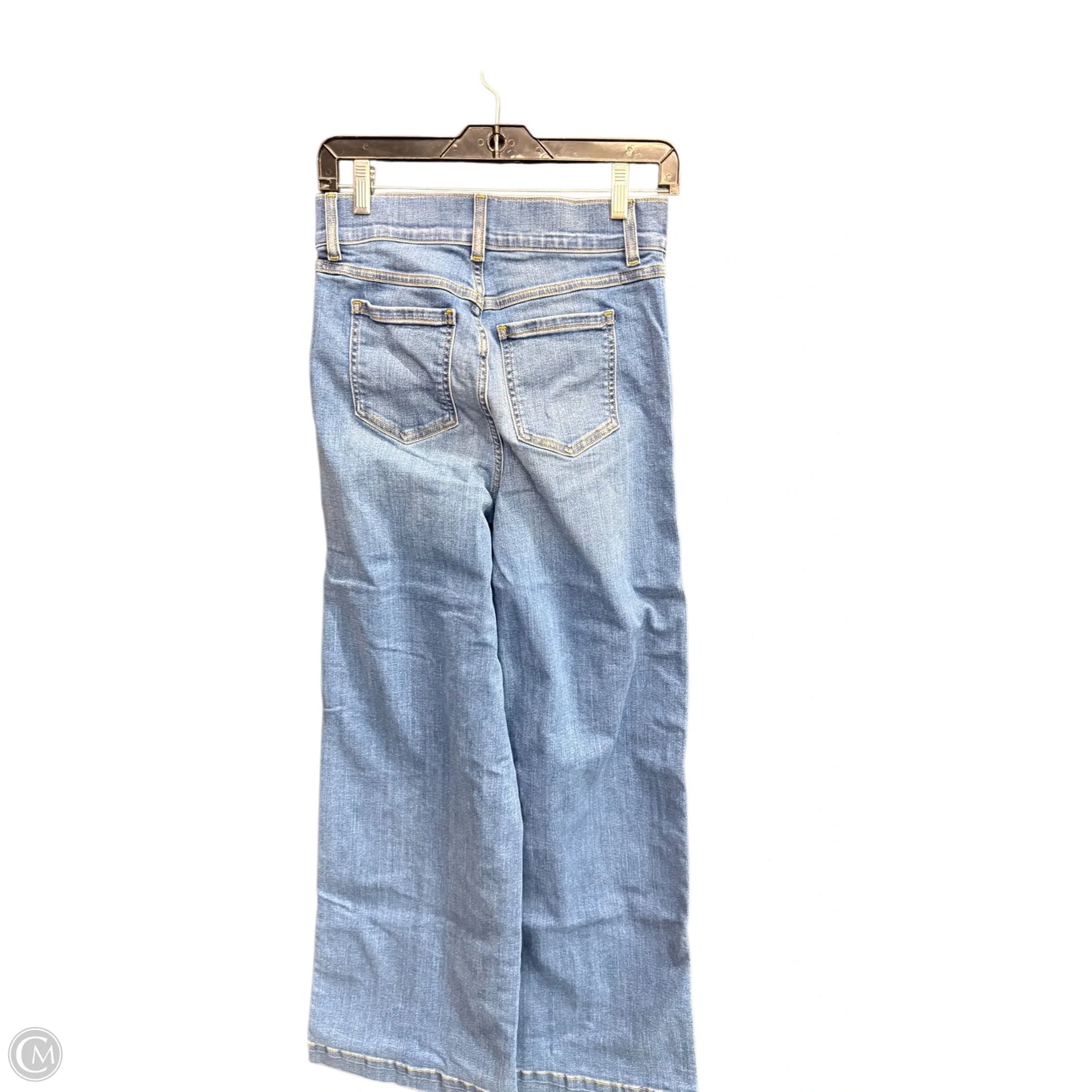 Jeans Wide Leg By Spanx In Blue Denim, Size: 2